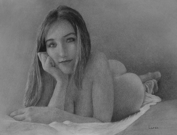 %22First Glimpse of Eden%22 Artistic Nude Artwork by Artist Legends by Lund